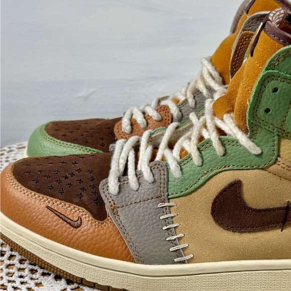 Air Jordan Zion Williamson x Jordan 1 High 'Voodoo' Men’s Size 11M NICE sku 3207 - Picture 4 of 12